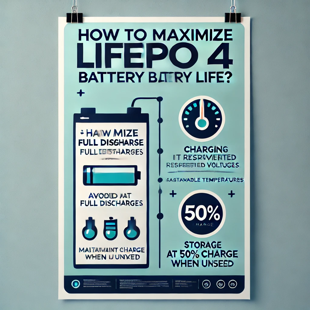 How to Maximize LiFePO4 Battery Life?