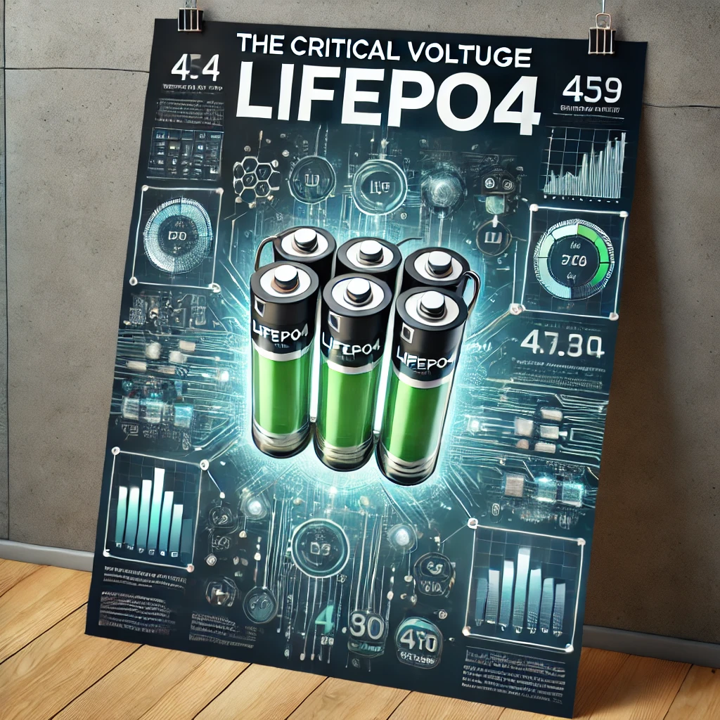 What is the critical voltage for LiFePO4?